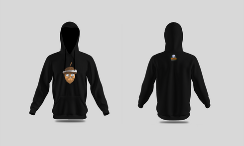 Makk férfi kapucnis pulóver