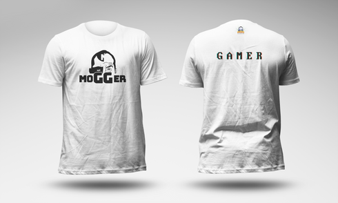 Mogger logó férfi póló