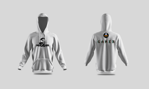 Mogger logó női kapucnis pulóver