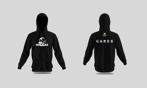 Mogger logó férfi kapucnis pulóver