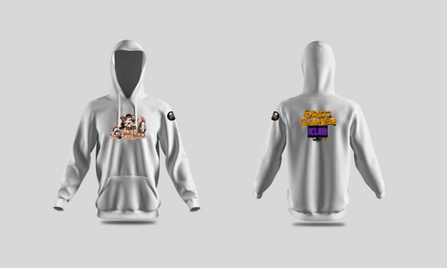 Öreg Gamer Klub férfi kapucnis pulóver