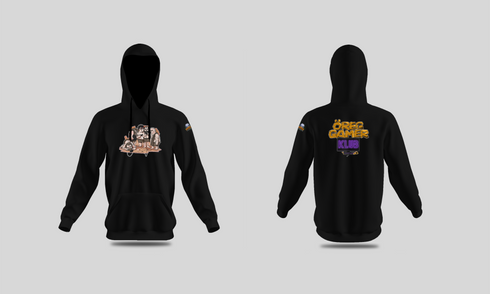 Öreg Gamer Klub férfi kapucnis pulóver