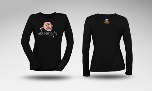 Rezső hosszú ujjú női póló