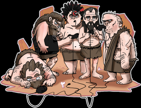 Öreg Gamer Klub férfi kapucnis pulóver